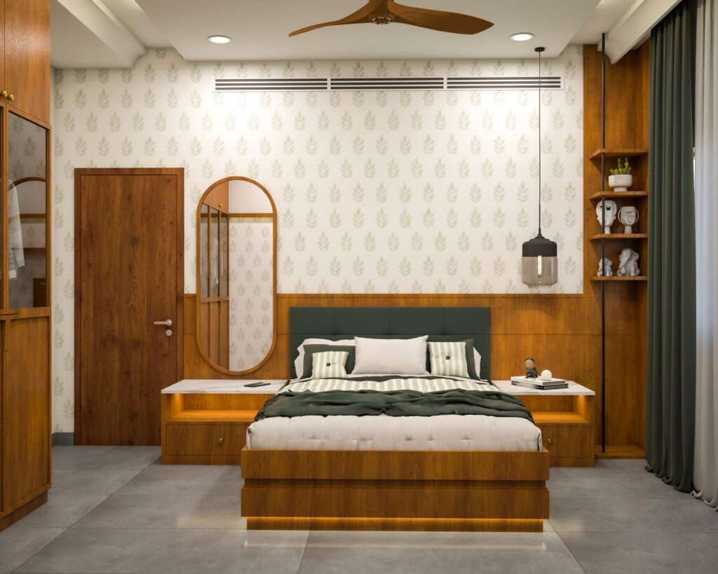 bengaluru's modern eclectic guest
 bedroom