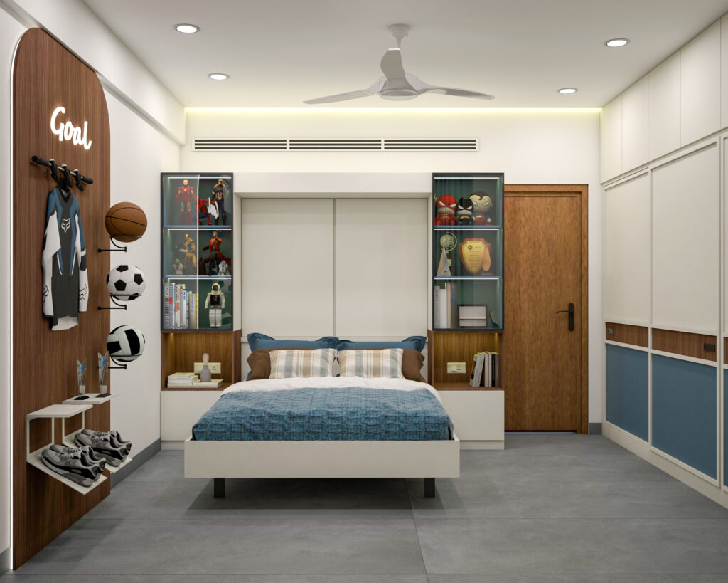 bengaluru's modern eclectic kids' bedroom